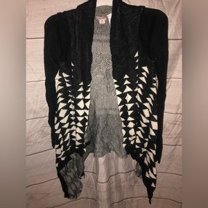 Missimo women black and white cardigan Small